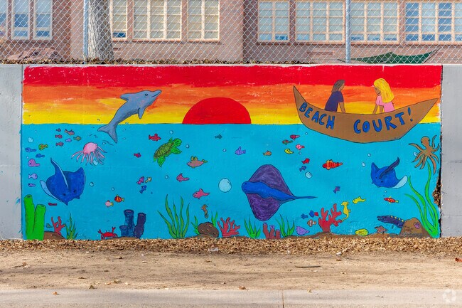 The student population of Beach Court Elementary School is 262.