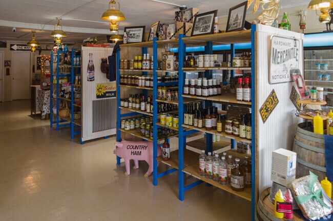 Stop in at the country store for essentials in Steeple Chase.