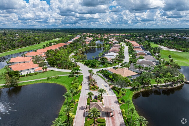 Crown Colony is a community with a unique design, built around water features and a golf course.