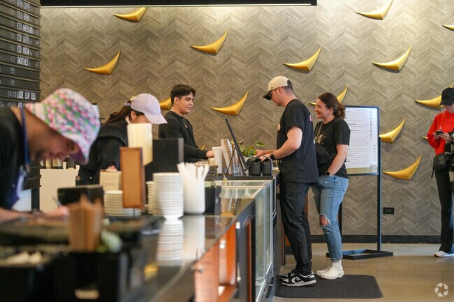 Enjoy a fresh cup of coffee from Sparrow Coffee near University Heights.