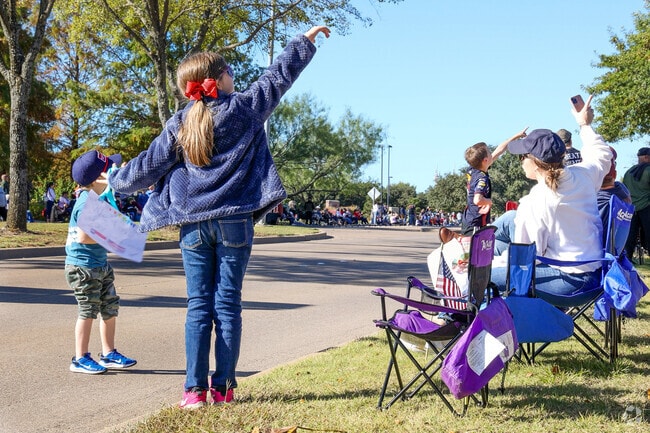Local events and parades in Mansfield help to foster a tightly knit community.