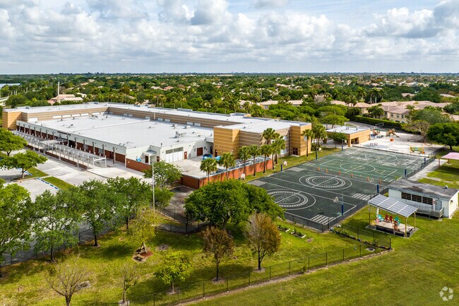 Panther Run Elementary School has many athletic facilities for its students.