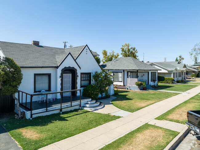 These bungalows can be found east of Chester in Downtown Bakersfield.