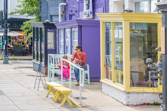 Lulabelle's Sweet Shop on Upshur St NW has espresso and ice cream.