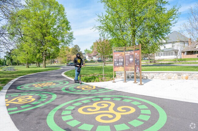 Riding scooters is a fun way to get around town in Fairfax.