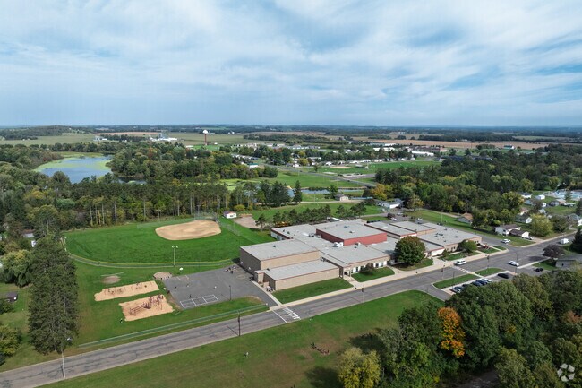 There are numerous sports fields on campus at Riverview Middle School.