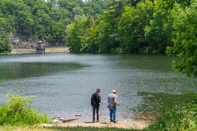 Antietam Reservoir is a popular place to fish for College Heights residents.