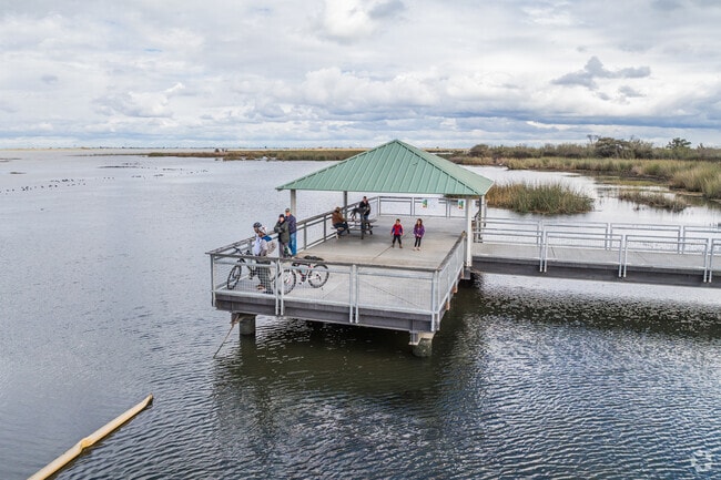 Big Break Regional Shoreline's pier in Oakley is the perfect place to view the river.