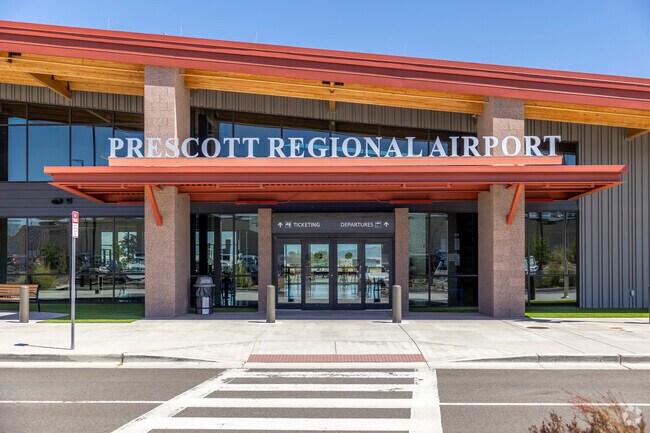 Prescott Regional Airport is about 15 minutes from Prescott Lakes.