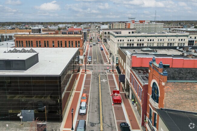Granville is just north of historic downtown Muncie.
