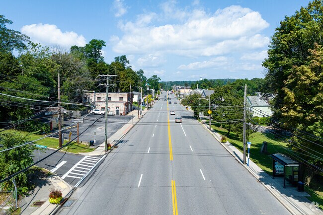Elmsford features a retail corridor alongside residential sections of town.