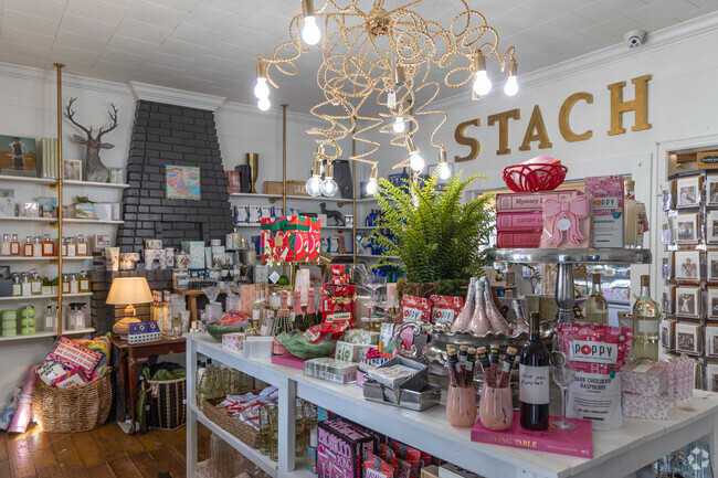Stach in downtown Guntersville, has a large array of gifts and wines.