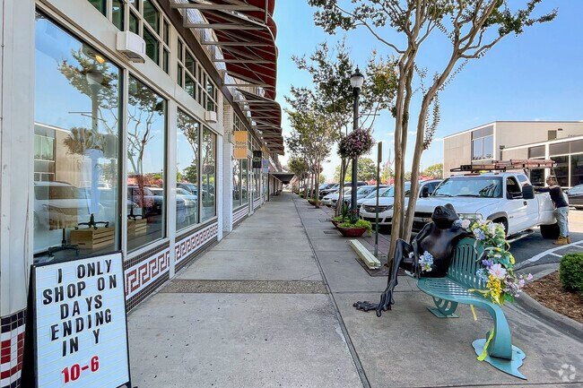 Visitors can enjoy a shopping spree in Downtown Conway, where locally owned boutiques and unique stores line the streets.