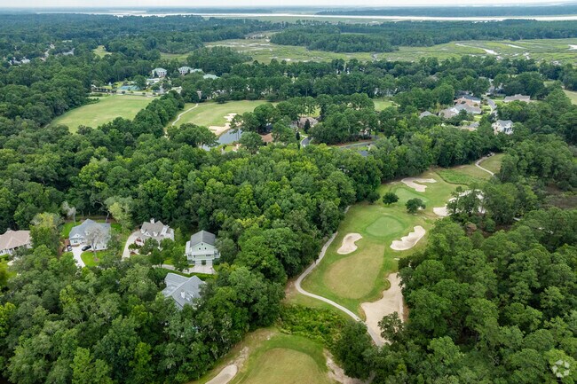 The Crescent is named for the shape of the marsh along it's north eastern border.