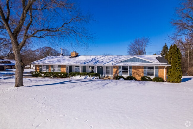 Ranch-style homes are common in Elm Grove.
