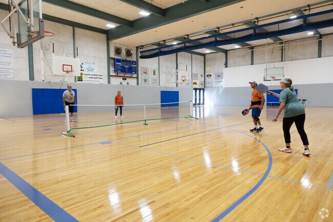 There is a full gym with weekly pickle ball matches at the JCC located in Whitehall.