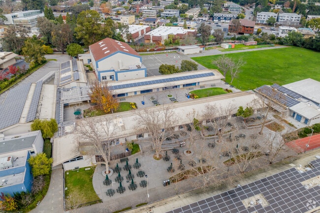 Adeline E Kent Middle School has a spacious campus in Marin County.