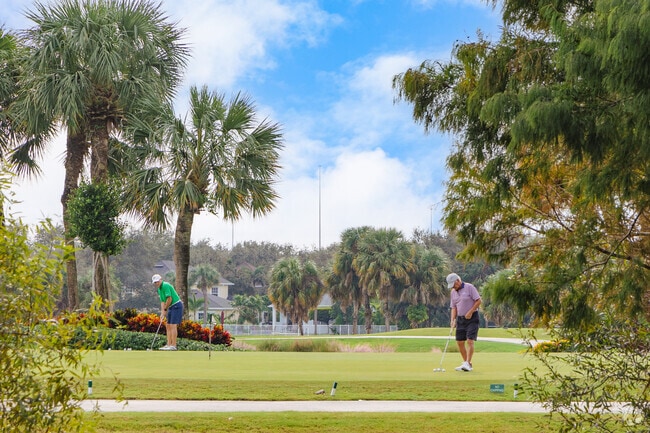 Evergrene locals come to Abacoa Golf Club for a challenging course that is fair to golfers.