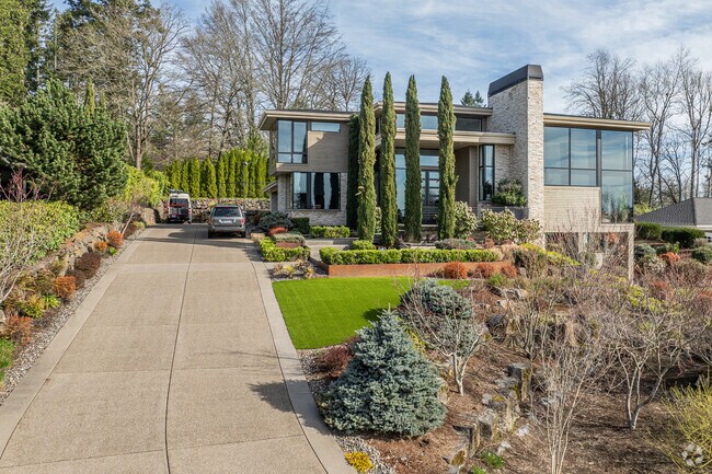 Custom modern style homes can be found in Forest Highlands