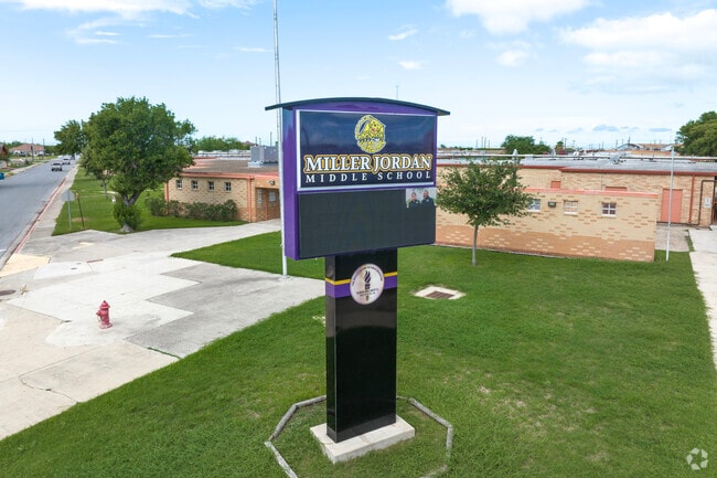 Miller Jordan Middle School hosts grades 6th to 8th in the city of San Benito.