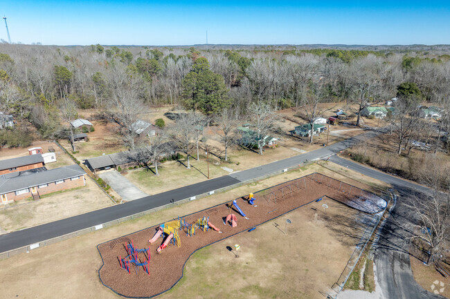 Brent Elementary School has a large playground for students to enjoy.