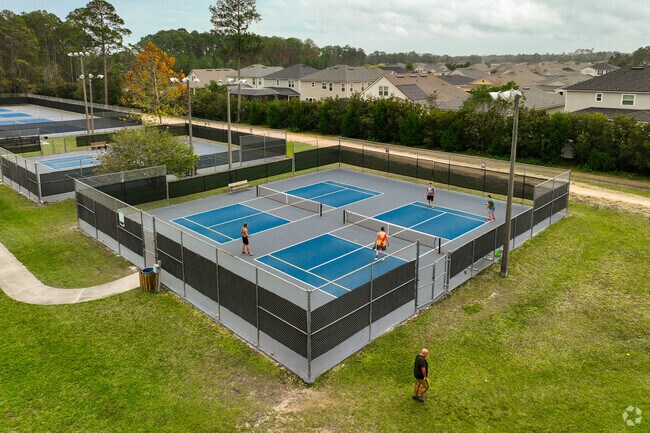 Tennis fans will enjoy the courts at Treaty Park in the Kings neighborhood.