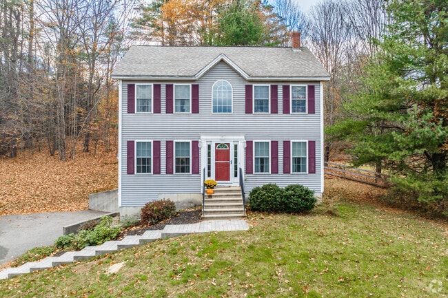 A two-story colonial is a common housing style in Antrim.