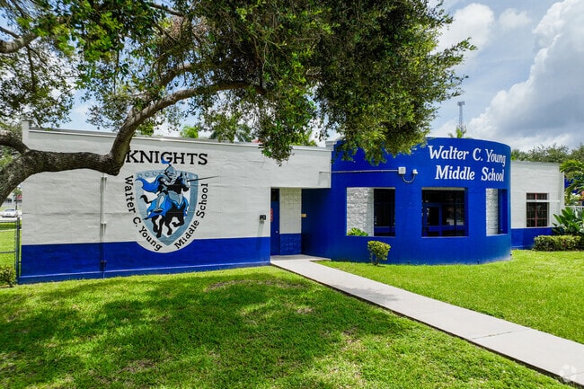Walter C. Young Middle School serves families in Pembroke Pines.