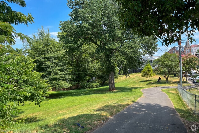 Starr Hill Park is a pocket park tucked into the eponymous neighborhood near Main Street.