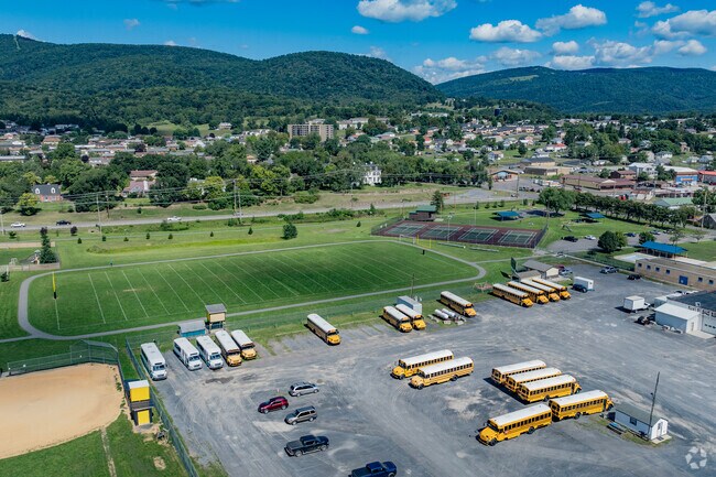Keyser Primary School have access to local ball fields.
