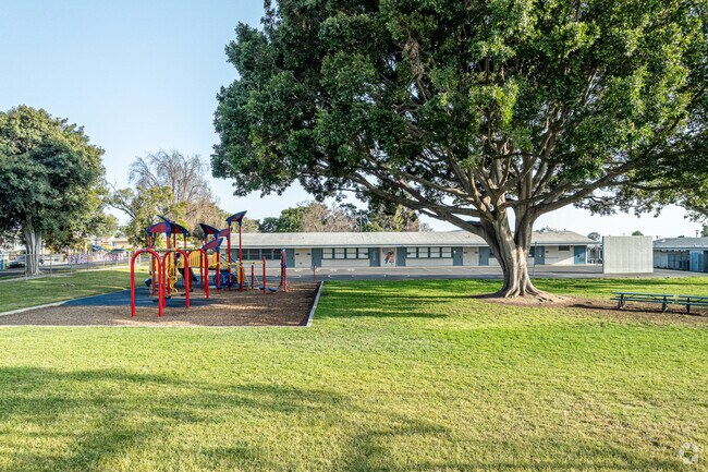 The playground at Escalona Elementary School in La Mirada.