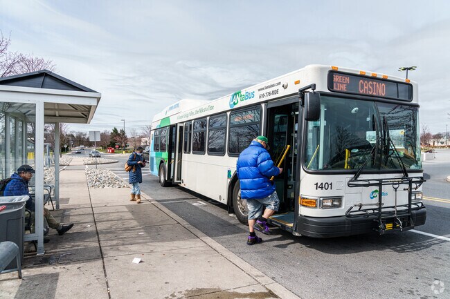 Public transportation is easy to find along Macartur Corridor in West Catasauqua.