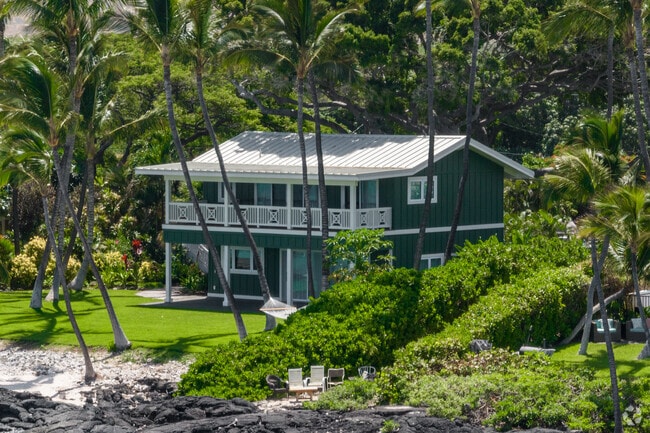 Secluded beach homes offer luxurious ocean-front living.