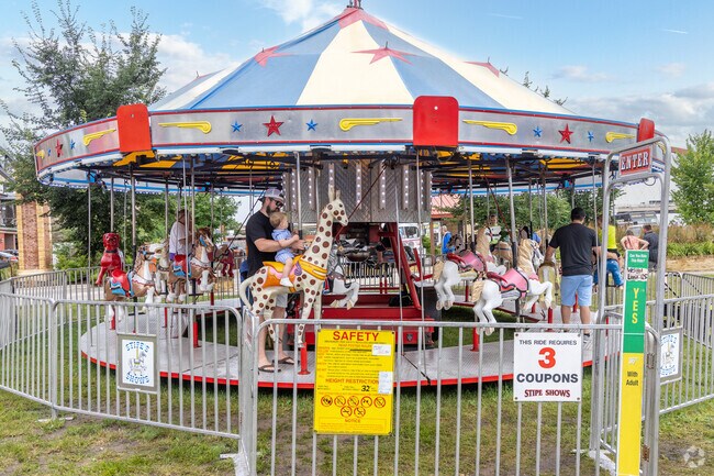 No carnival would be complete without a merry-go-round at Rivertown Days in Hastings.