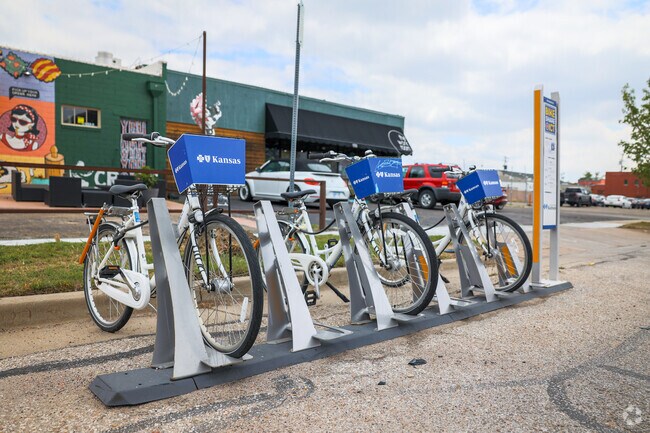 Wichita’s public bike transportation system makes for easy travel in McAdams.