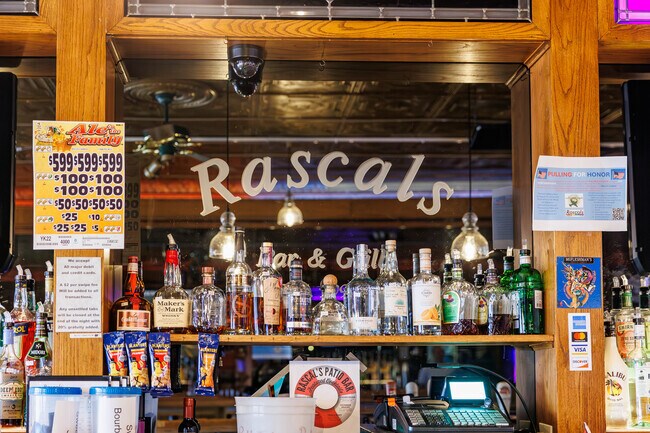 Rascal's Bar & Grill is a popular hang out in the Historic Central neighbohood.