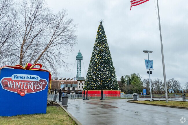 Kings Island in South Lebanon celebrates the holidays accordingly.