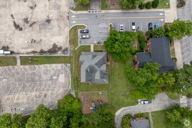 High Achievers Education Center has a small playground in the back for the students.