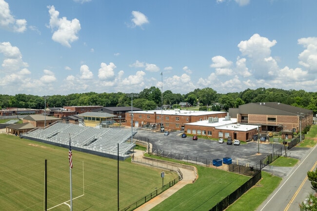Locals enjoy coming to football games at Blacksburg High School.