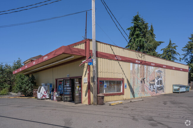 Head to the Brady Food Mart for snacks an groceries.