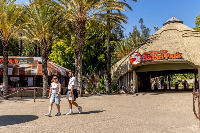 Visitors enjoy a visit to the San Diego Zoo Safari Park in San Pasqual.