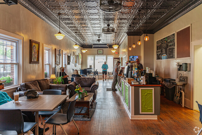 Glenwood Grounds is a popular spot for coffee and fresh food at an affordable price, in Idora.