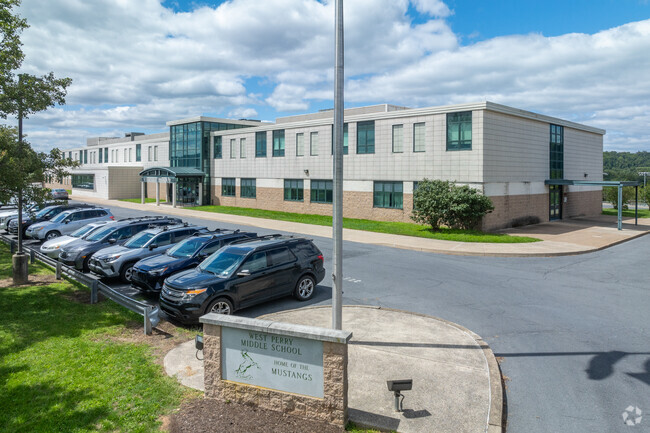 West Perry Middle School serves grades 6-8.