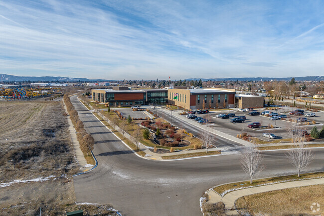 Selkirk Middle School has lots of outdoor space around the school.