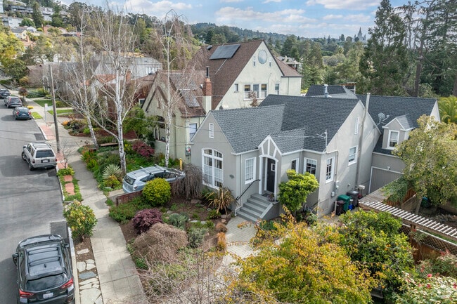 Oakmore is full of storybook craftsman style homes with beautiful pitched roofs.