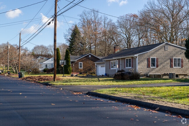 Homes in Long Hill are typically on larger lots.