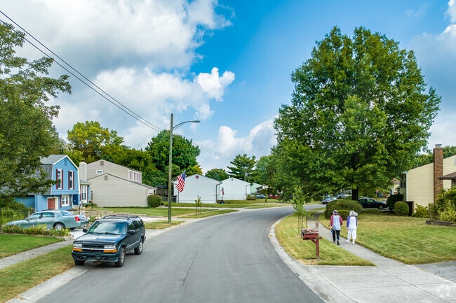 The walkability in the Brandywine community is adequate for the outdoorsy type.