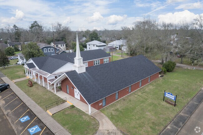 First Presbyterian is an important landmark in DeRidder’s downtown.