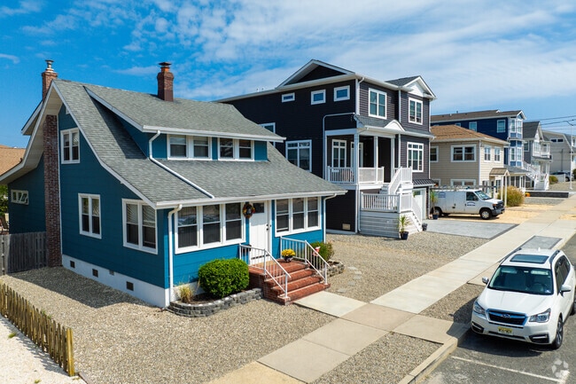 Sidewalk lined streets meet style in Lavallette’s newest homes.