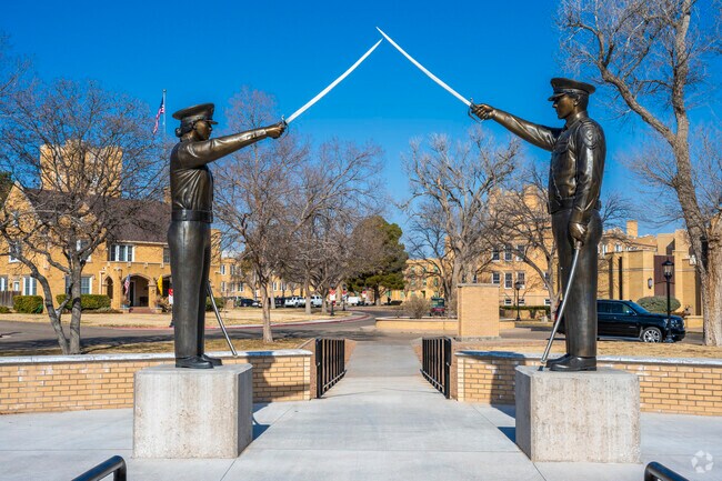 Roswell is also home to the New Mexico Military Institute, a starting point for aspiring cadets of West Point and the other military academics.